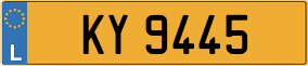 Truck License Plate